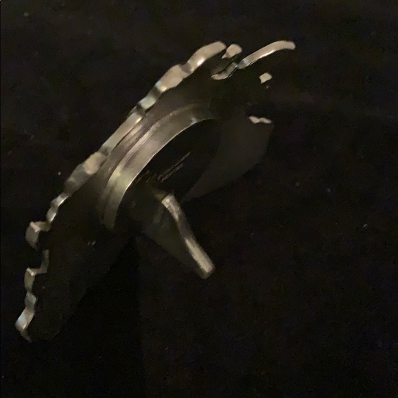 Pewter bedside table clock - Picture 2 of 9